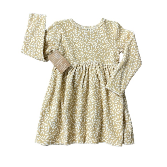Willow and Wyatt Khaki Gold Girl’s Dress (size: 4T) - Picture 2 of 3